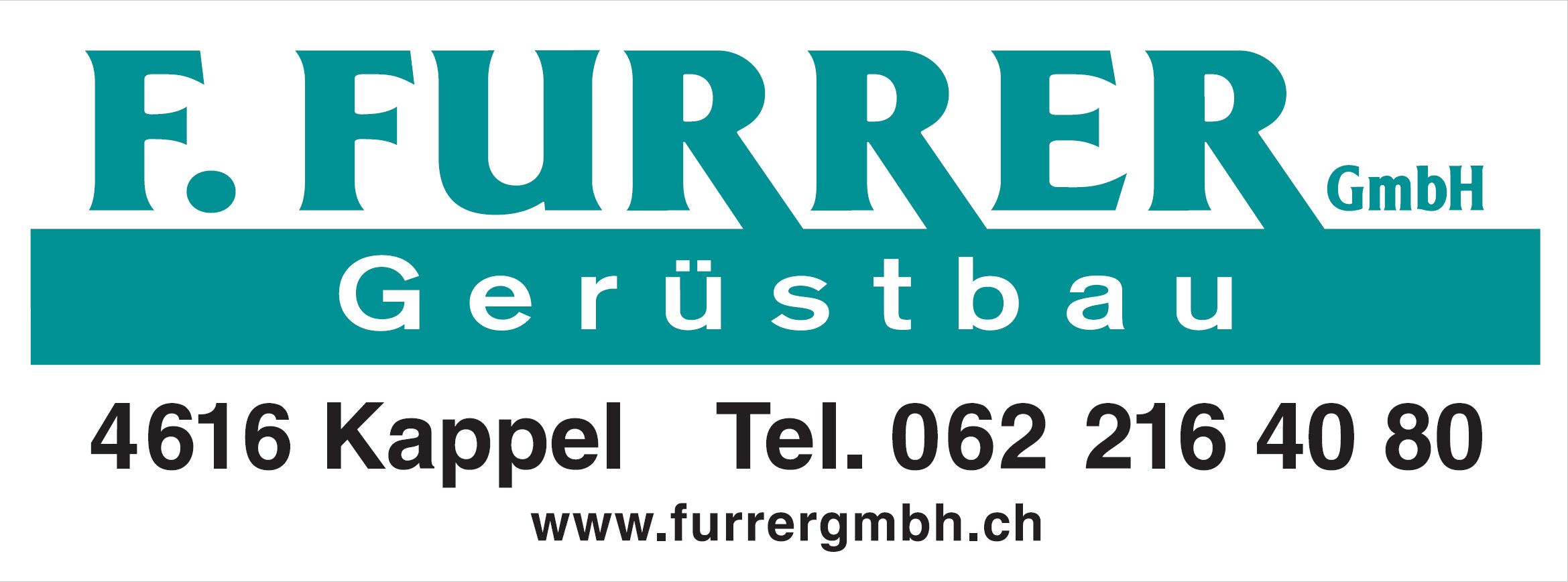 Logo Furrer Gerüstbau einfach