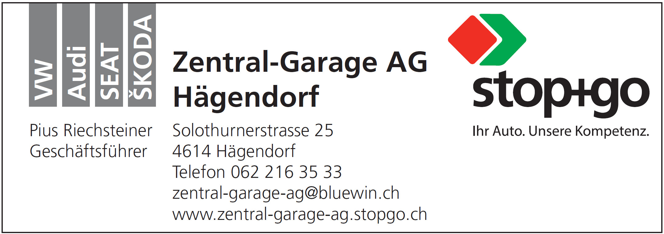 Logo Zentralgarage Haegendorf